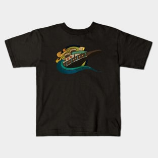 SOUL TRAIN CRUISE LOGO VINTAE Kids T-Shirt